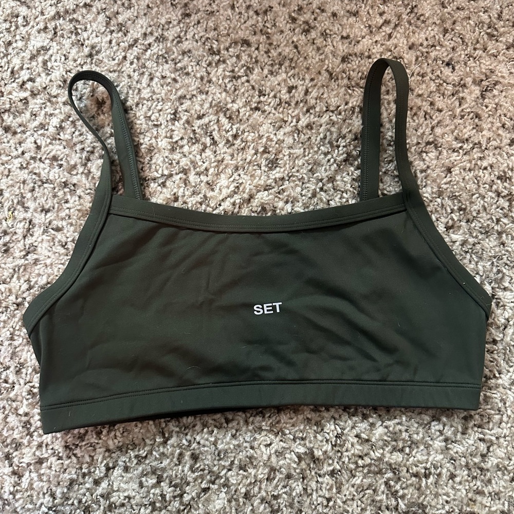 SET Active Green Sports Bra